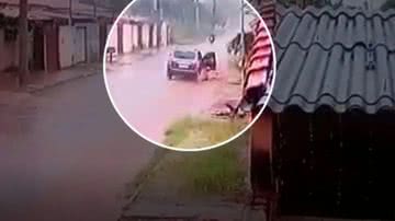Imagem Adolescente vítima de estupro é filmada pulando de carro em movimento; veja vídeo