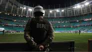Serão implantadas 22 duplas de policial/cavalo na Arena Fonte Nova e arredores - Alberto Maraux/SSP
