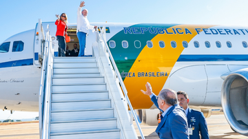 Presidente Lula e primeira-dama prestes a embarcar em viagem internacional - Ricardo Stuckert / PR
