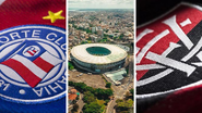 Montagem/Divulgação/EC Bahia; Reprodução/Redes sociais/X/@casadeapostasfn; e Divulgação/EC Vitória