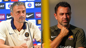 Reprodução/ Redes Sociais/ @PSG/ Reprodução/Redes Sociais/ @Xavi