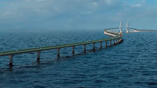 Divulgação / Consórcio Ponte Salvador-Itaparica