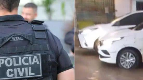 Divulgação PC BA Alberto Maraux  /Reprodução Redes Sociais / Montagem BNews