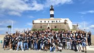 Movimentação no Farol da Barra neste sábado (19)