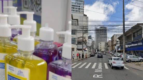 Divulgação/PMBA e Reprodução/Google Street View