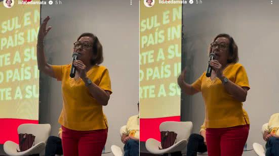 Reprodução/Vídeo/Stories Instagram @lidicedamata