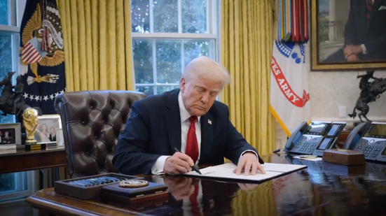 Reprodução/Redes Sociais/X/@realDonaldTrump