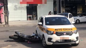 Imagem Motociclista é atingido por carro de autoescola em Fortaleza