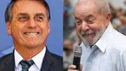 Reprodução/ @JairMessiasBolsonaro @LulaOficial