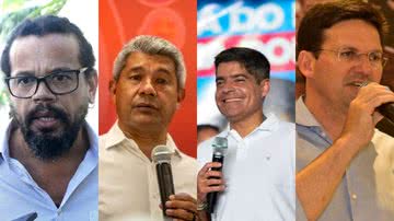eleições 2022, governo da bahia, agenda, acm neto, kleber rosa, jerônimo rodrigues, joão roma - Montagem/Reprodução