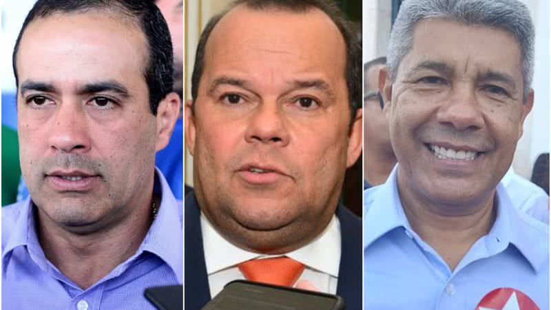 Fotos: Bruno Reis (Dinaldo Silva/BNews); Geraldo Júnior (Joilson César/BNews); Jerônimo Rodrigues (Daniela Pereira/BNews)