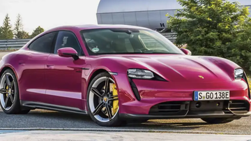 Porsche Taycan - Divulgação Ilustrativa