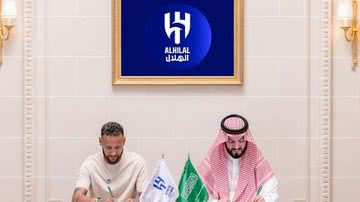 Reprodução/ Instagram @alhilal e @neymarjr