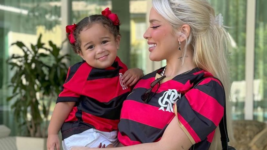 Filha de Karoline e Militão estudará com filhos de Léo Pereira e Tainá Castro - Instagram/@karolinel