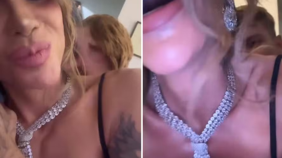 Influenciadora aparece trocando carinhos com loiro misterioso - Instagram/@mayamassafera