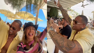 Imagem Léo Santana curte viagem à Itália e algo inesperado acontece em restaurante; veja