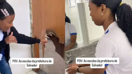 Imagem Estrutura de escola municipal vira chacota por parte dos próprios alunos; veja vídeo
