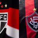 Reprodução / Instagram / @saopaulofc / Victor Ferreira / EC Vitória