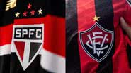 Reprodução / Instagram / @saopaulofc / Victor Ferreira / EC Vitória