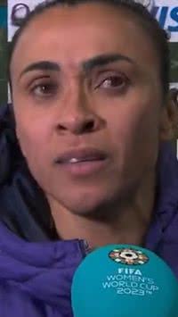 Saiba como foi a despedida de Marta da Copa do Mundo