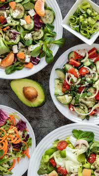 Ingredientes para uma salada sem mesmice