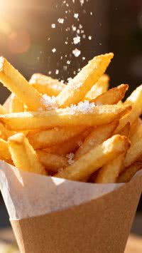 Aprenda o método profissional para preparar batatas fritas perfeitas, sequinhas e irresistíveis