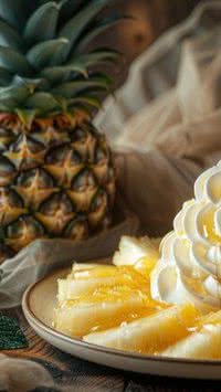 Veja essa receita fácil de abacaxi com creme de leite condensado