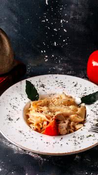 Macarronada de frango deliciosa e simples