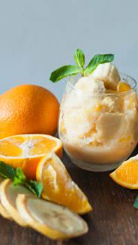 Confira como se refrescar com sorvete de laranja