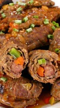 Bife rolê: almoço perfeito com poucos ingredientes