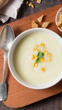 Creme de milho simples e delicioso para seu almoço
