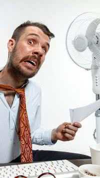 Entenda motivo de não usar muito ventilador em dias muito quentes