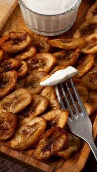 Veja como fazer bananas caramelizadas na air fryer