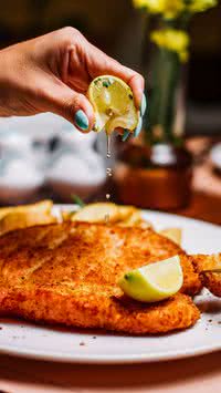 Receita de peixe empanado na air fryer