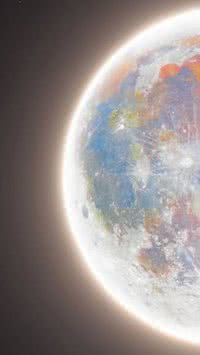 Lua colorida? Entenda por que imagens do satélite estão aparecendo com cores diferentes nas redes