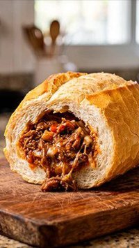Aprenda a fazer buraco quente de forno com carne moída que transforma sobras em um lanche irresistível
