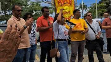 Categoria realiza terceiro dia de protesto nesta quarta (14) - Divulgação APLB/Sindicato