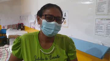 Selma de Jesus, desabrigada após chuvas na Bahia - Lara Curcino