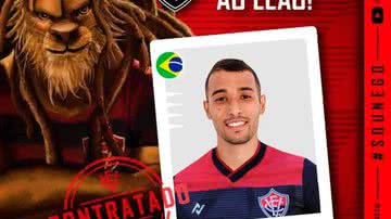 Contratação do lateral-direito Iury - Divulgação/EC Vitória