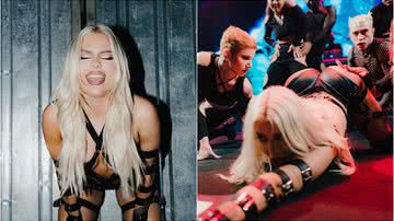 Imagem Com look super sensual, Luísa Sonza leva fãs ao delírio com performance em cima do palco; assista