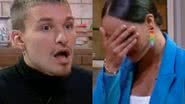 Imagem MC Gui e Aline se chocam ao descobrir términos de Dynho e Sthe; assista