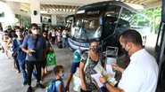 Movimento na Rodoviária de Salvador neste sábado