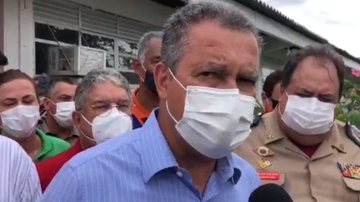 Governador Rui Costa (PT) concede entrevista em Ilhéus