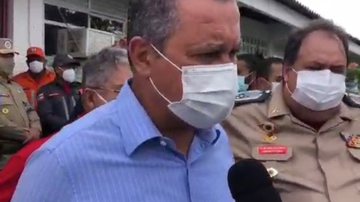 Rui Costa (PT) concede entrevista para falar sobre situação das chuvas no sul do estado - Divulgação/GOVBA