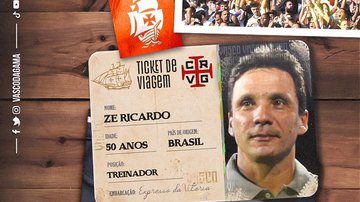 Imagem Zé Ricardo é o novo treinador do Vasco para 2022