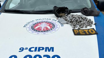 Homem é preso com 100 balas de maconha para venda - Marcelo Castro