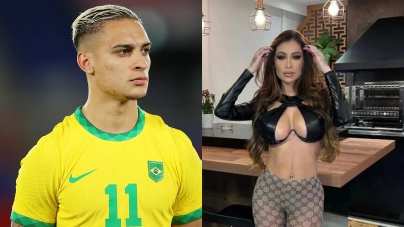 Foto: Jogador da Seleção, Antony foi acusado pela ex-namorada Gabi Cavallin  de tê-la trancado em uma quadra de futebol de salão localizada na sala de  sua mansão - Purepeople