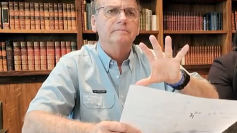 Foto: Reprodução/YouTube/Jair Messias Bolsonaro