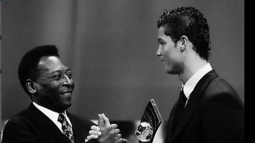 Imagem "Um mero “adeus” ao eterno Rei Pelé", diz Cristiano Ronaldo em homenagem para Pelé