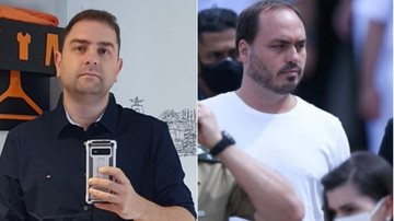 Reprodução Instagram/ @luisclaudioluladasilva e @carlosbolsonaro